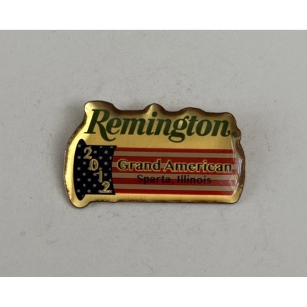 Remington 2012 Grand American Sparta Illinois Enamel Lapel Pin Pinback Brooch